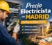 Precio de electricista en Madrid con tarifas por hora, servicio urgente e instalación eléctrica completa en 2026.